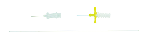 Kit de inserción para catéter venoso central de 1 fr o 2 fr con Técnica Seldinger modificada.
